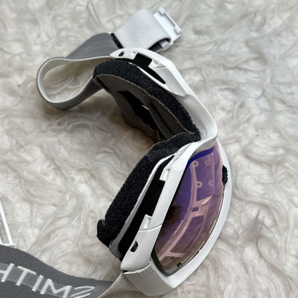 Smith Optics Prophecy OTG ODS3 White Snow Goggles Blue Sensor Mirror With Box - Picture 16 of 16